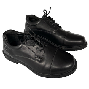 Classic Black Men's Dress Shoes Memory Foam Formalwear Wedding Graduation Sz 10